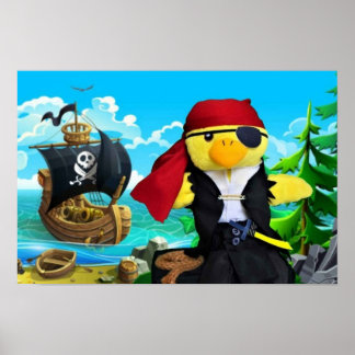 Danny Duck the Pirate. Poster
