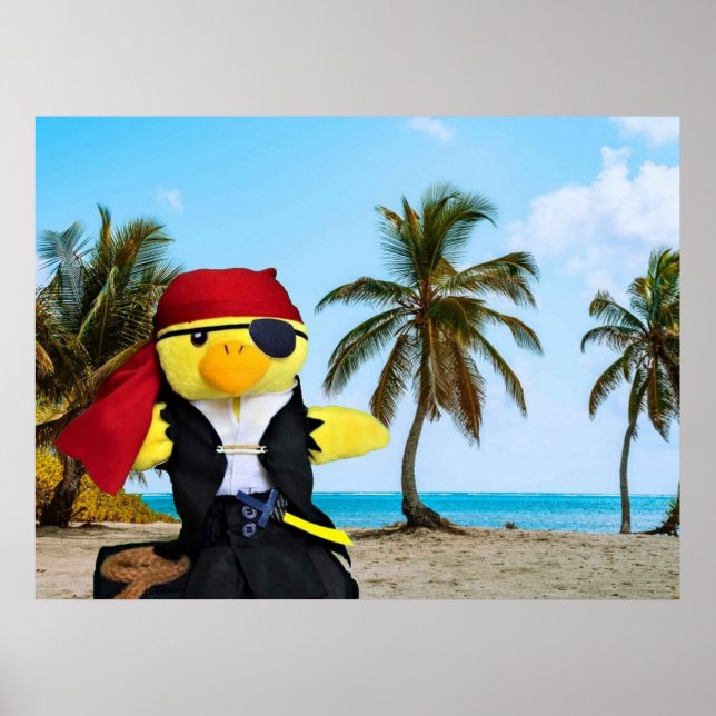 Danny Duck the Pirate. Poster (Front)