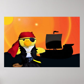 Danny Duck the Pirate. Poster