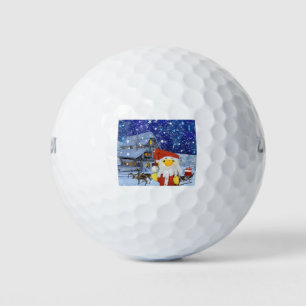 Danny Duck visits Santa Golf Balls