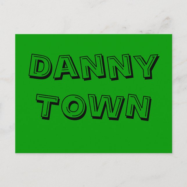 Danny, TOWN Postcard (Front)