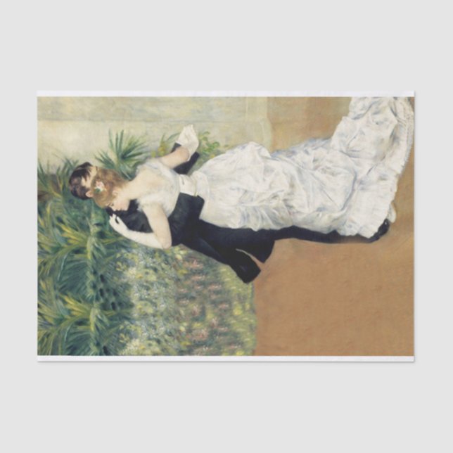 Danse à la ville, Auguste Renoir (1883) Tissue Paper (Front)