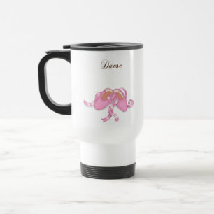 "Danse" Ballet Slippers Travel Mug