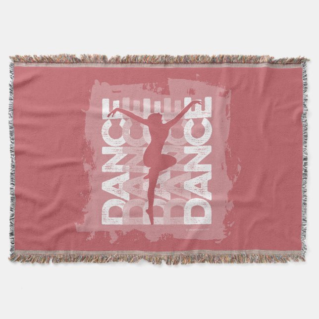 Danse et Lettres (Dance) Throw Blanket (Front)