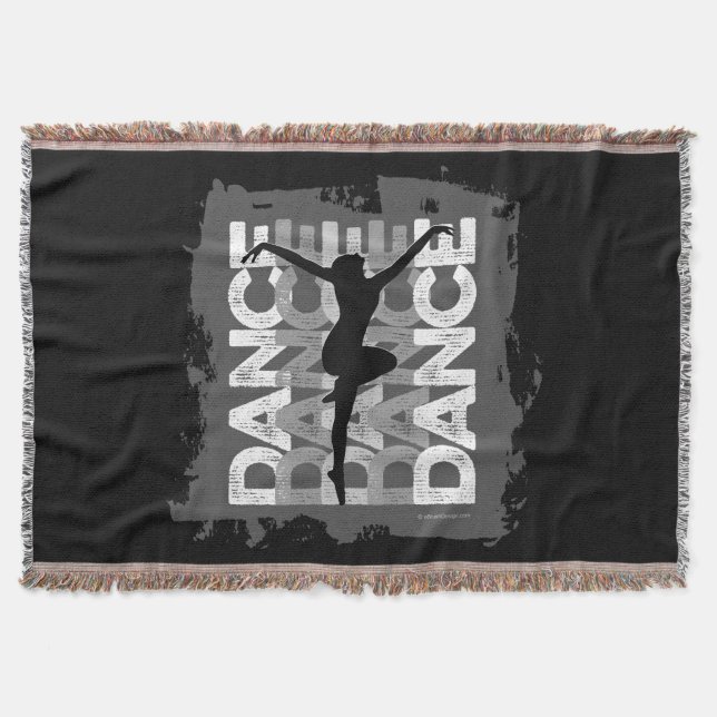 Danse et Lettres (Dance) Throw Blanket (Front)