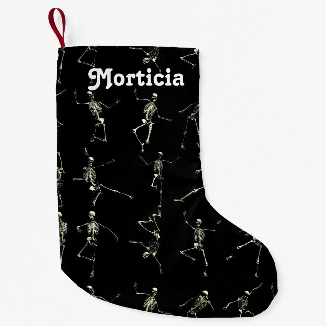 Danse Macabre Small Christmas Stocking (Front)