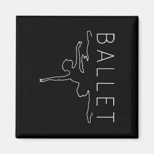 Danseuse Funny Coryphee Ballerina Choreographer Ba Magnet