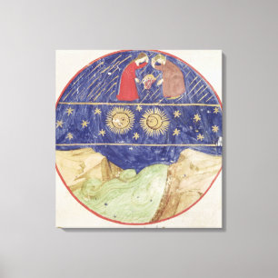 Dante and Beatrice Canvas Print