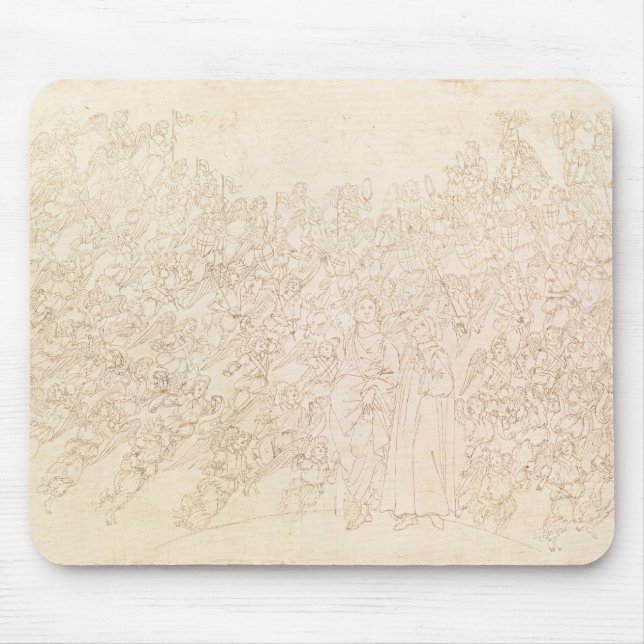 Dante and Beatrice, from Dante's `Divine Mouse Mat (Front)