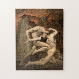 Dante and Virgil by William-Adolphe Bouguereau Jigsaw Puzzle