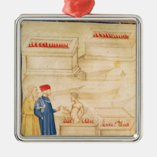 Dante and Virgil discover Count Ugolino Metal Tree Decoration
