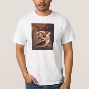 Dante And Virgil In Hell William Adolphe Bouguerea T-Shirt