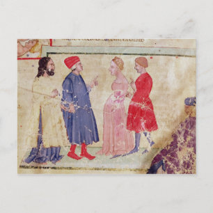 Dante and Virgil with Francesca da Rimini Postcard
