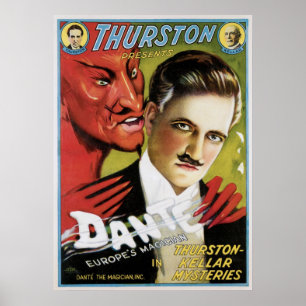 Dante  Europe's Magician Vintage Poster