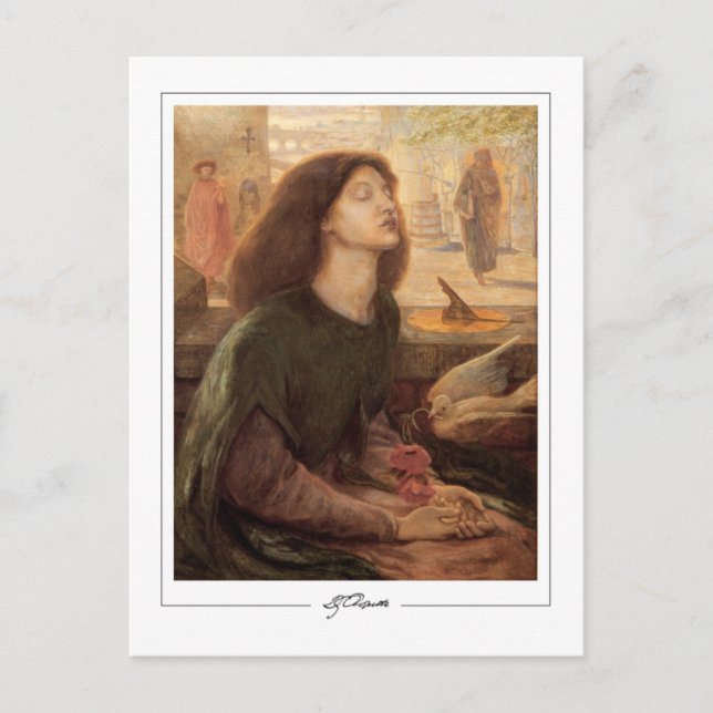 Dante Gabriel Rossetti #42 - Fine Art Postcard (Front)