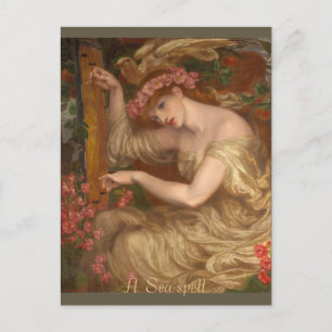 Dante Gabriel Rossetti, A sea-spell, 1875-1877 Postcard