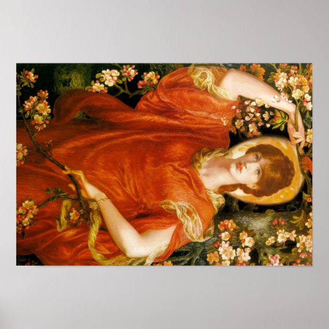Dante Gabriel Rossetti Art Poster (Front)