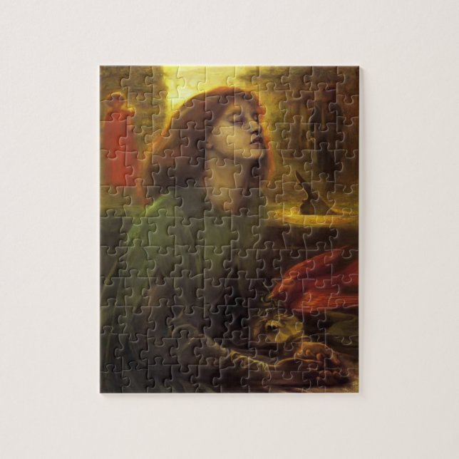 Dante Gabriel Rossetti- Beata Beatrix Jigsaw Puzzle (Vertical)