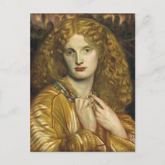 Dante Gabriel Rossetti: Helen of Troy Postcard (Front)