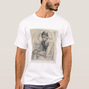 Dante in Meditation Holding a Pomegranate, c.1852 T-Shirt