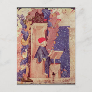 Dante writing 'The Divine Comedy' Postcard