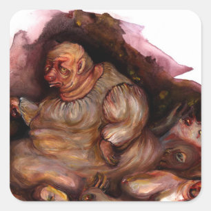 Dante's Ciacco Square Sticker