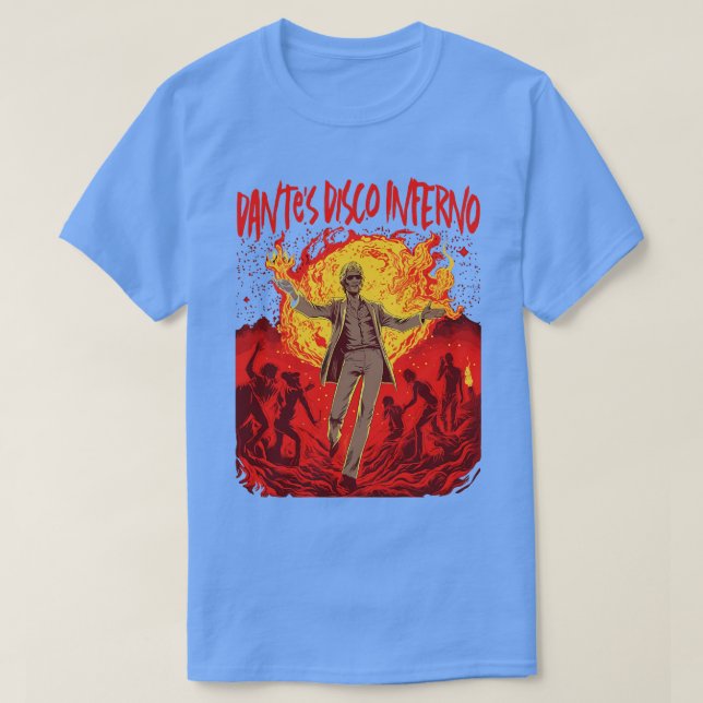 Dantes Disco Inferno T-Shirt (Design Front)