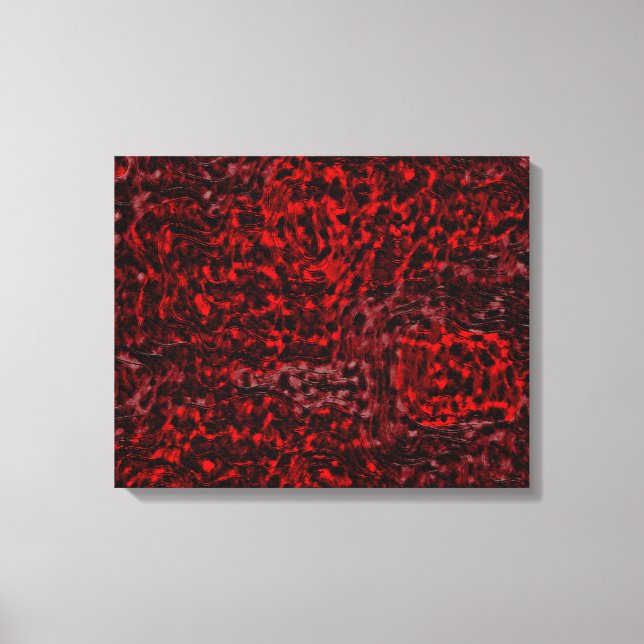 Dante's Inferno Oil Abstract Canvas Print (Front)