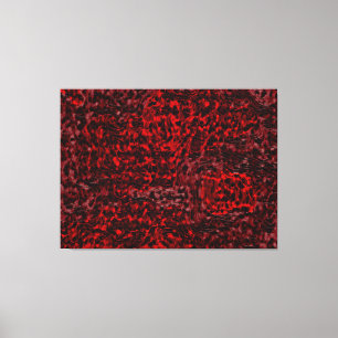 Dante's Inferno Oil Abstract Canvas Print