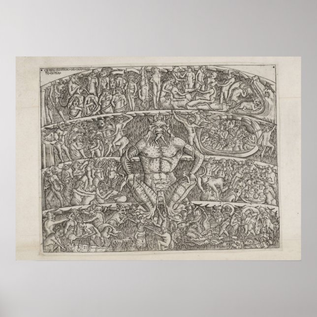 Dantes Inferno von Boccelli Poster (Front)