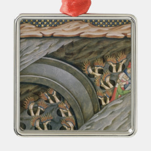 Dante's Inferno with a commentary Metal Tree Decoration