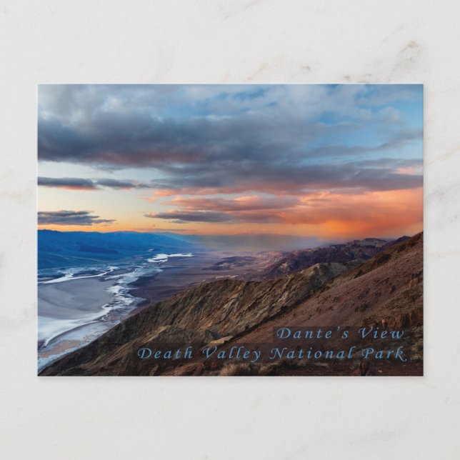 Dante's View Death Valley National Park Postcard (Front)