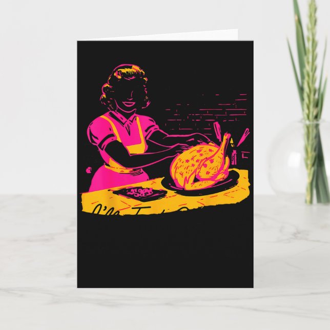 Dantess Fashion Vnw88 Sure I'll Just Cook For All  Card (Front)