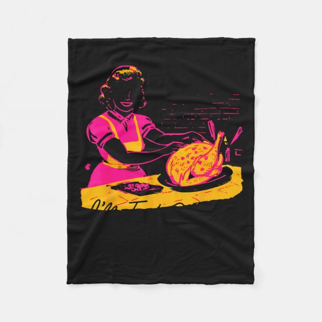 Dantess Fashion Vnw88 Sure I'll Just Cook For All  Fleece Blanket (Front)
