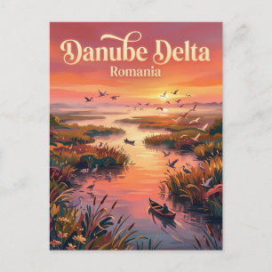 Danube Delta Romania Postcard