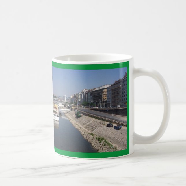 Danube River, Budapest, Hungary Coffee Mug (Right)