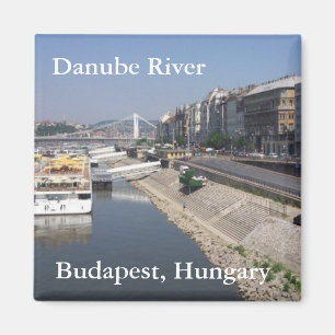Danube River, Budapest, Hungary Magnet