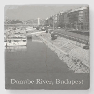 Danube River, Budapest, Hungary Stone Coaster