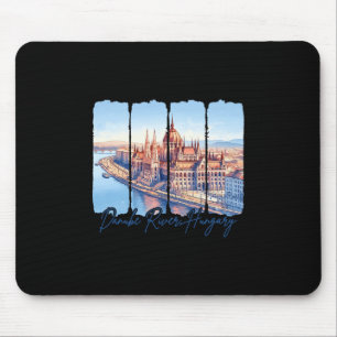 Danube River Hungary Traveling Trip Danube River V Mouse Mat