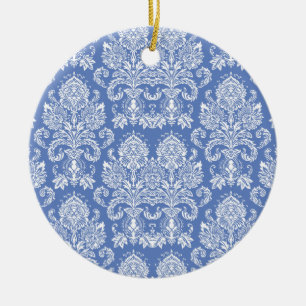 Danube Victorian Damask Ceramic Tree Decoration