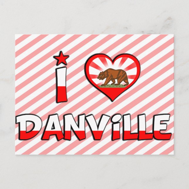 Danville, CA Postcard (Front)