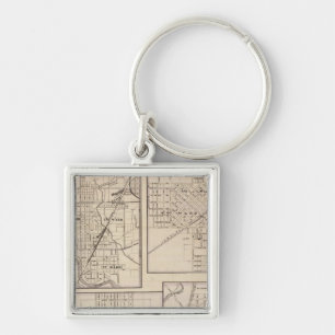 Danville, Shelbyville, Atlanta and Monticello Key Ring
