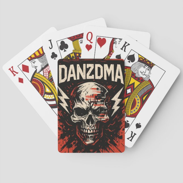 DANZDMA SKULL playing cards (Back)