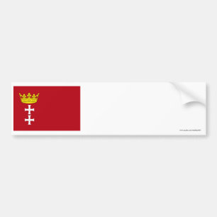 Danzig - Gdansk Flag Bumper Sticker