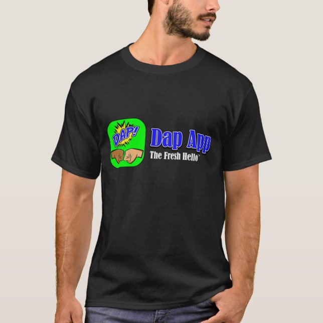 DAP APP Tagline Colour T-Shirt (Front)