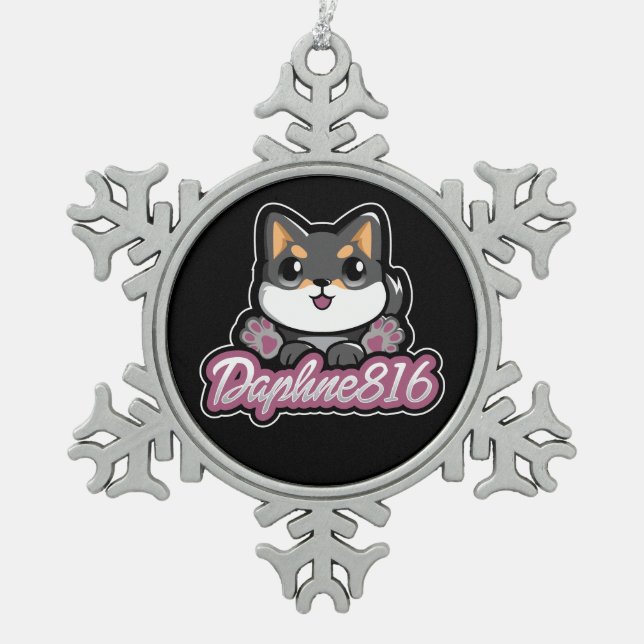 Daphne 816 Snowflake Ornament (Front)