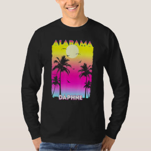 Daphne Alabama Al Summer Vintage Sunset T-Shirt