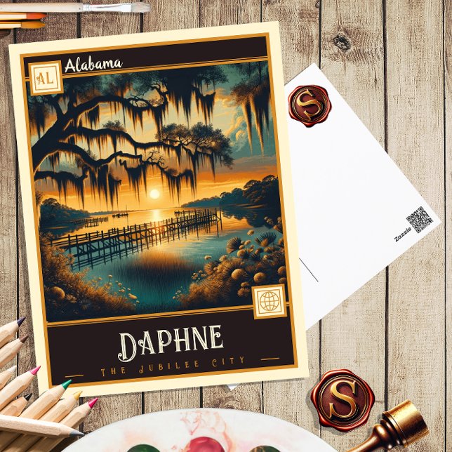 Daphne, Alabama | Vintage Postcard (Creator Uploaded)