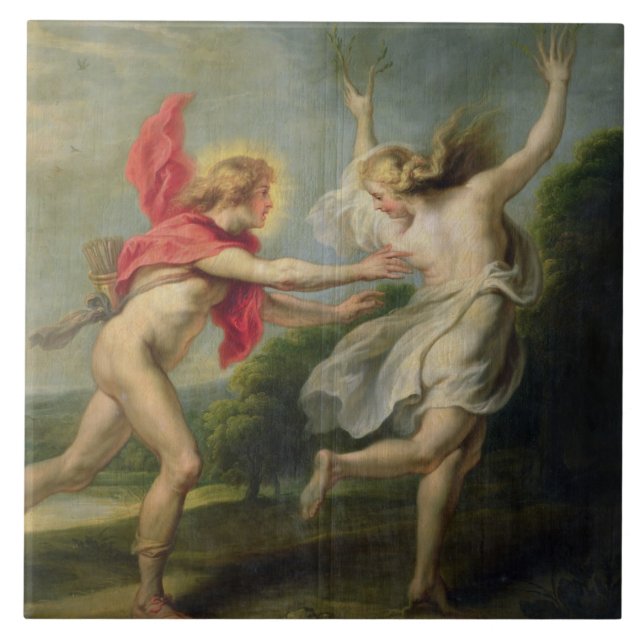 Daphne and Apollo (oil) Tile (Front)