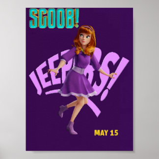 Daphne Blake Scoob! Title Jeepers Poster